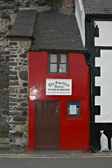 UK - Wales - Conway, the smallest house in Great Britain