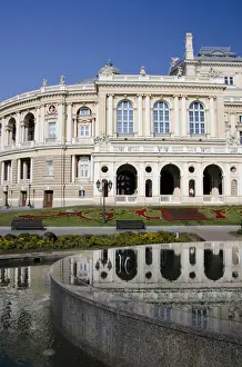 Images Dated 4th September 2011: Ukraine, Odessa. Historic Odessa Opera House & Theater
