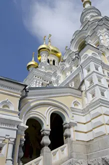Images Dated 2nd September 2011: Ukraine, Yalta. Exterior of Saint Alexander Nevsky Cathedral
