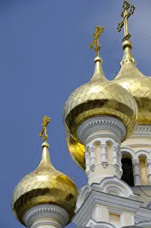 Images Dated 2nd September 2011: Ukraine, Yalta. Exterior of Saint Alexander Nevsky Cathedral