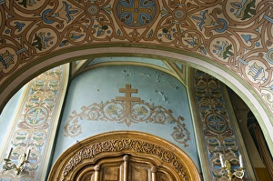 Images Dated 2nd September 2011: Ukraine, Yalta. Saint Alexander Nevsky Cathedral, typical Russian architecture, c