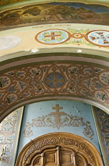 Ceiling Prints: Ukraine, Yalta. Saint Alexander Nevsky Cathedral, typical Russian architecture, c