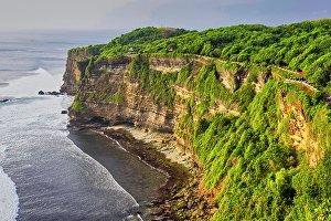 Dance Prints: Uluwatu Temple is one of Bali's most important spiritual sites and is dedicated to the spirits of the sea