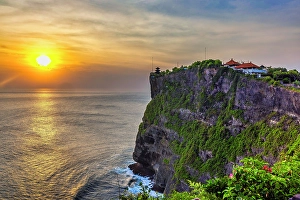 Spiritual Prints: Uluwatu Temple is one of Bali's most important spiritual sites and is dedicated to the spirits of the sea