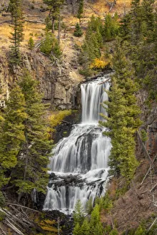 Images Dated 5th August 2020: Undine Falls, Yellowstone National Park, Montana, USA