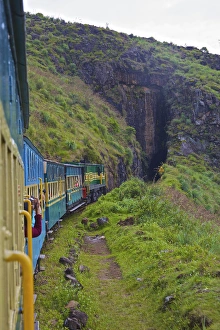 Images Dated 12th October 2009: UNESCO, India, Tamil Nadu, Nilgiri Mountains, Heritage Steam Train, Udagamandalam