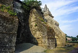 Luzon Prints: Unesco world heritage sight the colonial church Paoay, Northern Luzon, Philippines