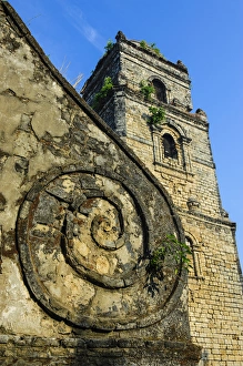 Images Dated 18th April 2011: Unesco world heritage sight the colonial church Paoay, Northern Luzon, Philippines