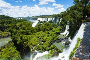 Images Dated 21st January 2011: Unesco world heritage sight, the Iguazu waterfalls, Argentina, South America