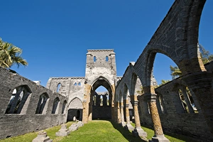 The unfinished Church in St. Georges, Bermuda