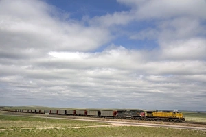 Union Pacific Prints: Union Pacific unit train of coal traveling near Lusk, Wyoming, USA