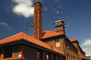 Flag Pole Prints: Union Station, Portland, Oregon, USA