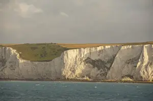 Images Dated 7th July 2009: United Kingdom, Dover. The famous white cliffs of Dover along the coast