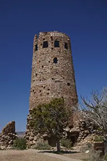 United States, Arizona, Grand Canyon National Park, East Rim Drive, Desert View, Watchtower