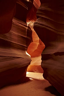 Images Dated 16th April 2014: United States, Arizona, Navajo Nation, eroded sandstone formations in Upper Antelope