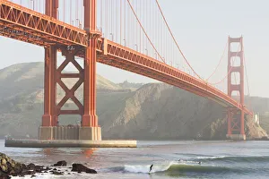 Images Dated 10th April 2005: United States, California, San Francisco, Golden Gate Bridge