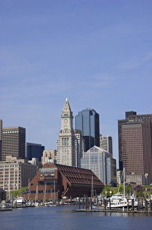 United States, New England, Massachusetts, Boston, Long Wharf, Boston Harbor, waterfront