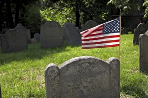 Images Dated 20th May 2009: United States, New England, Massachusetts, Boston, Kings Chapel Burying Ground