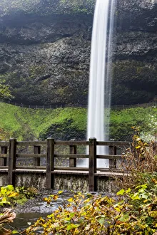 Relaxation Prints: United States, Oregon, Silver Falls State Park, Falls