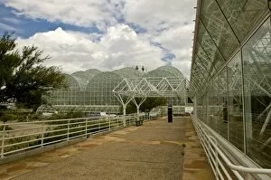 United States, State of Arizona, Oracle. Biosphere: Habitat and West side of The Rainforest