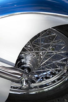 Images Dated 30th July 2012: United States, Washington, Kirkland, car detail at classic car show