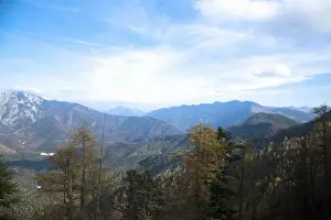 Upper Austria, Austria - High angle view of mountains and a valley. Horizontal shot