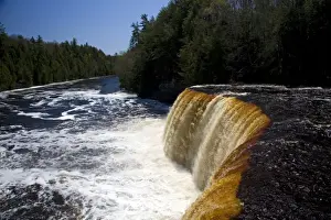 Upper Michigan Prints: Upper Tahquamenon Falls on the Tahquamenon River in the eastern Upper Peninsula of Michigan