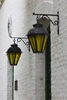 Images Dated 21st February 2009: Uruguay, Colonia Department, Colonia del Sacramento. Streetlights