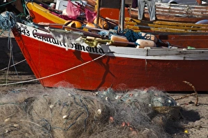 Images Dated 25th February 2009: Uruguay, Maldonado Department, Jose Ignacio. Fishing boat