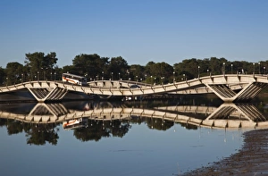 Images Dated 25th February 2009: Uruguay, Maldonado Department, La Barra. Puente Leonel Viera bridge, morning