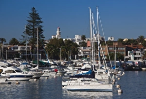 Images Dated 24th February 2009: Uruguay, Maldonado Department, Punta del Este. Yacht Harbor, morning