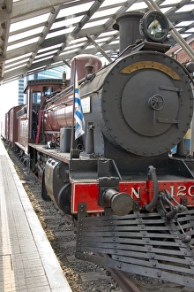 Images Dated 8th March 2013: Uruguay, Montevideo, Colon area. Vintage steam train, circa 1910, fully restored