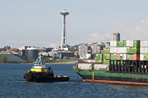 Space Needle Prints: US, WA, Seattle, Puget Sound, King County