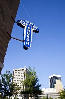 Images Dated 18th October 2009: USA, Alabama, Birmingham. 16th Street Baptist Church, famous landmark in the Civil