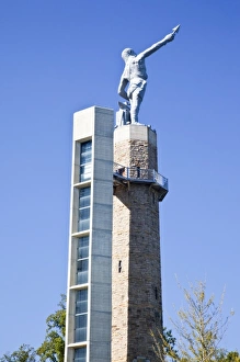 USA, Alabama, Birmingham. Vulcan Park, Vulcan Statue, second-tallest statue in the US