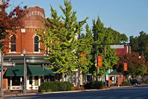 Florence Prints: USA, Alabama, Florence. Downtown area, Court Street