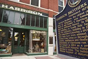 Huntsville Prints: USA, Alabama, Huntsville. Harrison Brothers Hardware store, est. 1879, exterior