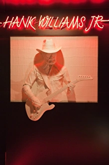 Images Dated 17th October 2009: USA, Alabama, Tuscumbia. Alabama Music Hall of Fame, statue of Hank Williams Jr