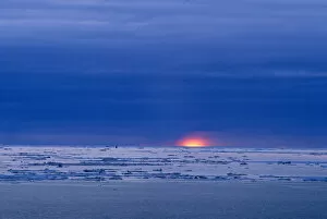 USA, Alaska, Beaufort Sunset
