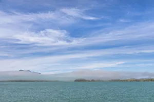 Aquamarine Prints: USA, Alaska, Craig. Fog on Gulf of Esquibel