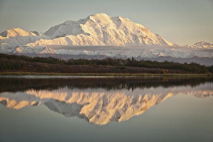 Alaskan Prints: USA Alaska Denali Mt. McKinley from Reflection Pool