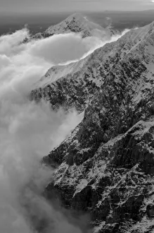 Images Dated 10th September 2007: USA, Alaska, Denali National Park, Aerial view of Alaska Range peaks