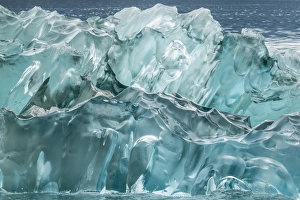 Images Dated 25th August 2016: USA, Alaska, Endicott Arm. Detail of iceberg shapes