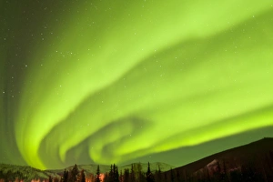 Aurora Prints: USA, Alaska, Fairbanks, Chena Hot Springs Lodge