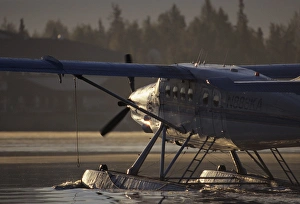 Plane Prints: USA, Alaska, Float Plane, Anchorage