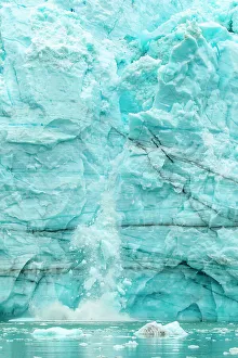 Images Dated 1st June 2023: USA, Alaska, Glacier Bay National Park. Margerie Glacier calving