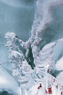Images Dated 29th June 2007: USA, Alaska, Inside Passage. Close-up of pattern in ice