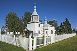 Images Dated 15th July 2005: USA, Alaska, Kenai Peninsula, Kenai. Russian Orthodox church built in 1894