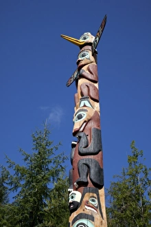 USA, Alaska, Ketchikan, Saxman Totem Park