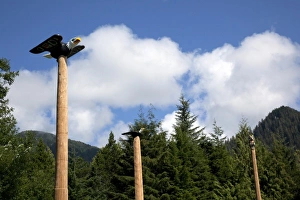 USA, Alaska, Ketchikan, Saxman Totem Park